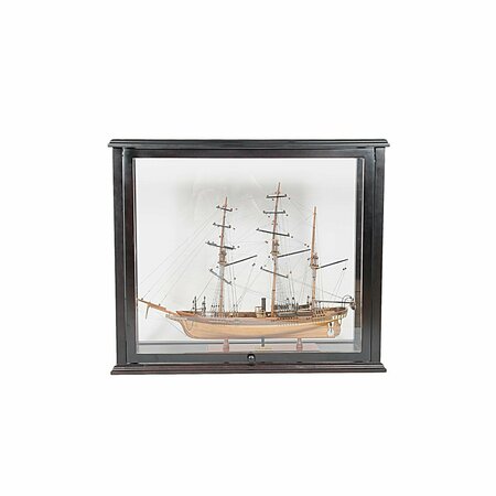 Homeroots 13.5 x 35.4 x 29.5 in. Table Top Display Case Medium Front Open 364370